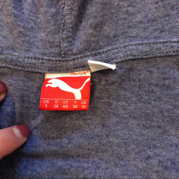 🍂Puma long sleeve hooded tee - Picture 2 of 4